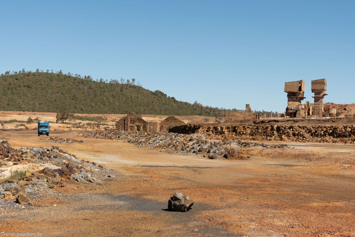 Aufgegebene Kupfermine Sao Domingos